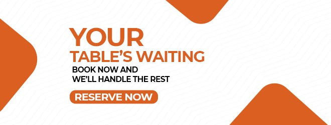 Your table’s waiting — book now and we’ll handle the rest